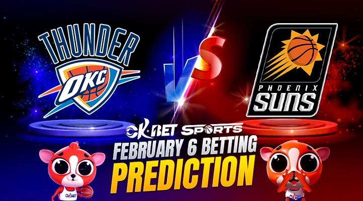 okc thunder vs suns a vs logo of 2 nba teams